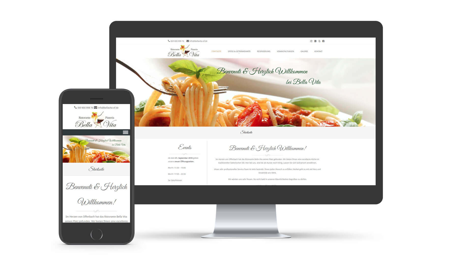 Webdesign Restaurant Frankfurt