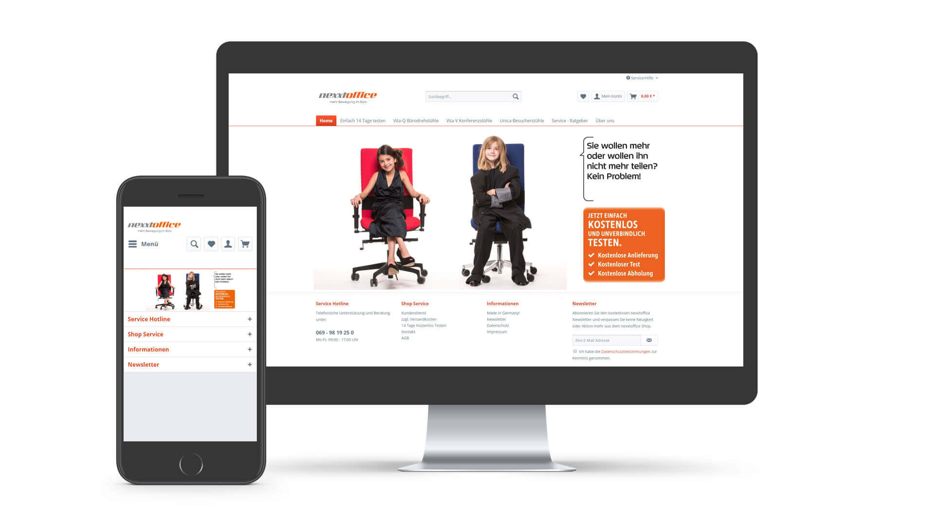 Webshop für Nexxtoffice GmbH